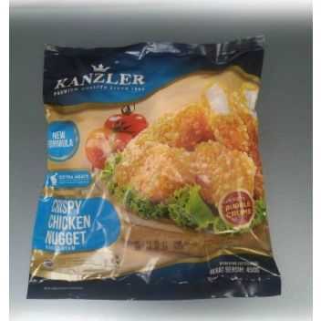 

Kanzler Crispy Chicken Nugget Naget Ayam krispi 450 Gram gr