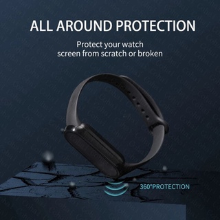 Xiaomi Mi Band 4 /Mi Band 5 / Mi Band 6 / Mi Band 7 Cover Hard Case Bumper PC + Tempered Glass HD Slim TPU Anti Gores Film