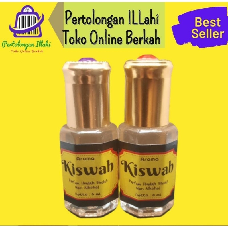 parfum kiswah ka'bah arabic rollon cocok buat ibadah sholat wangi tahan lama botol 6ml oles badan atau baju tanpa alkohol bisa buat oleh oleh jamaah haji dan umroh