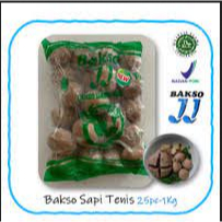 JJ Bakso Sapi Tenis 1Kg isi 25