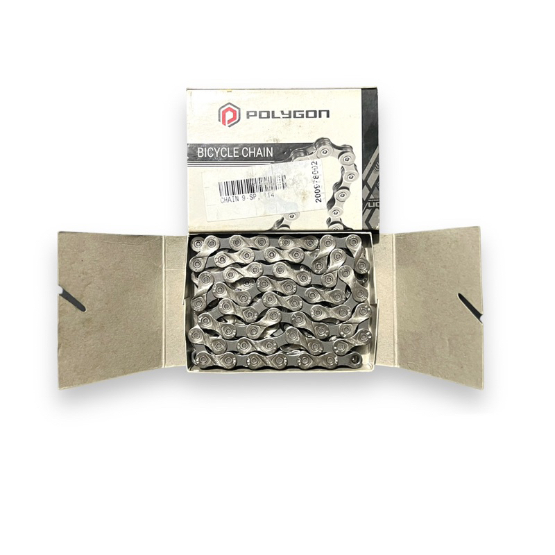 Rantai Polygon 9 Speed 9sp 114L KMC X9 Bicycle Chain Sepeda