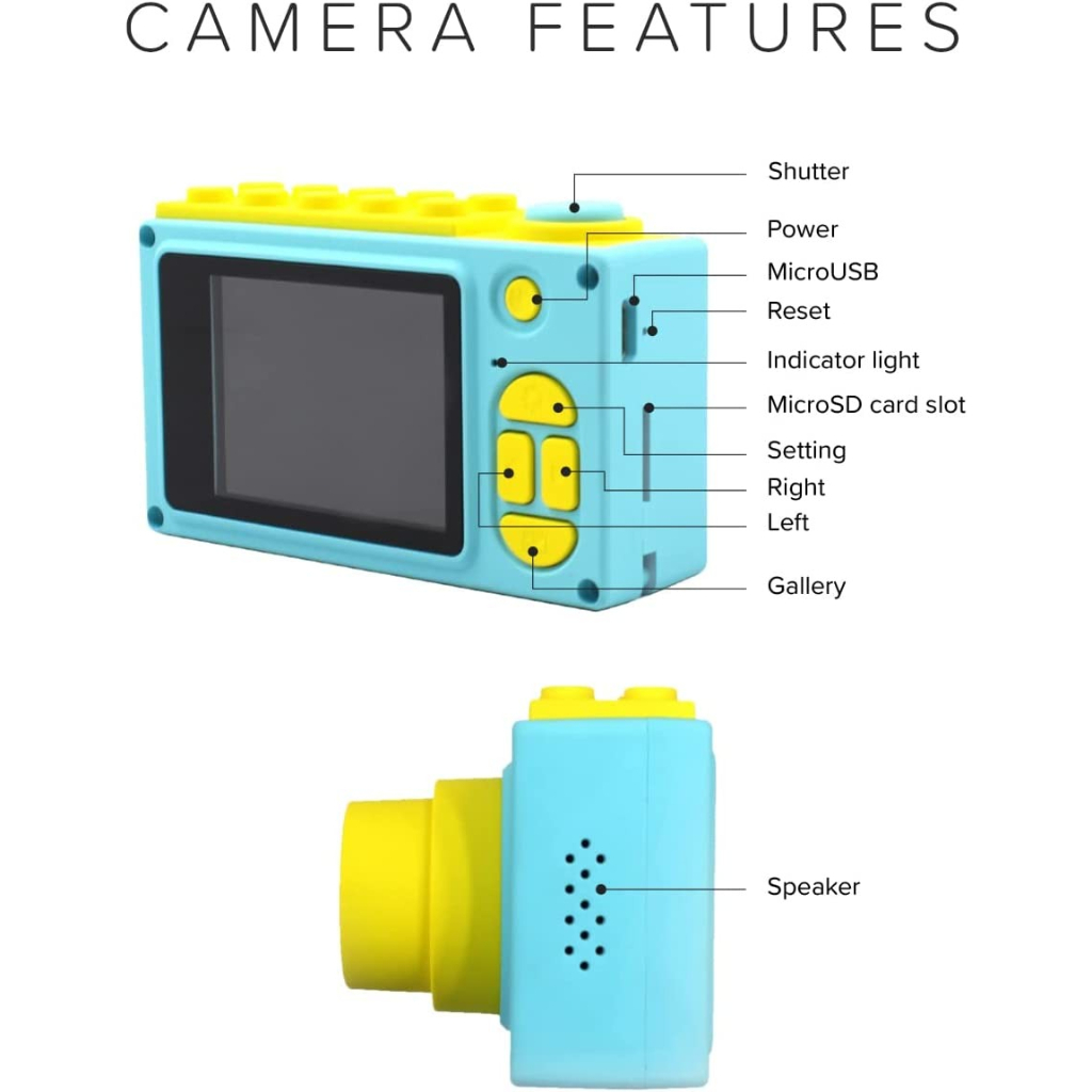 MyFirst Camera 2 Camera2 My First Full HD Camera with Waterproof Case