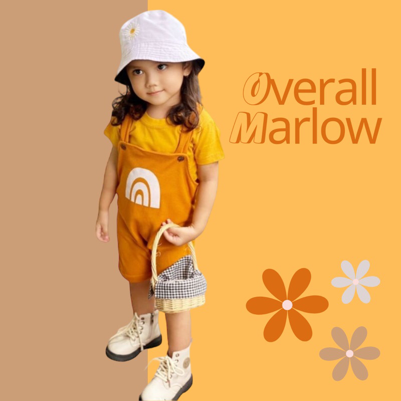 Hallybaba Kids - Setelan Anak (1-3th) Overall Marlow Unisex