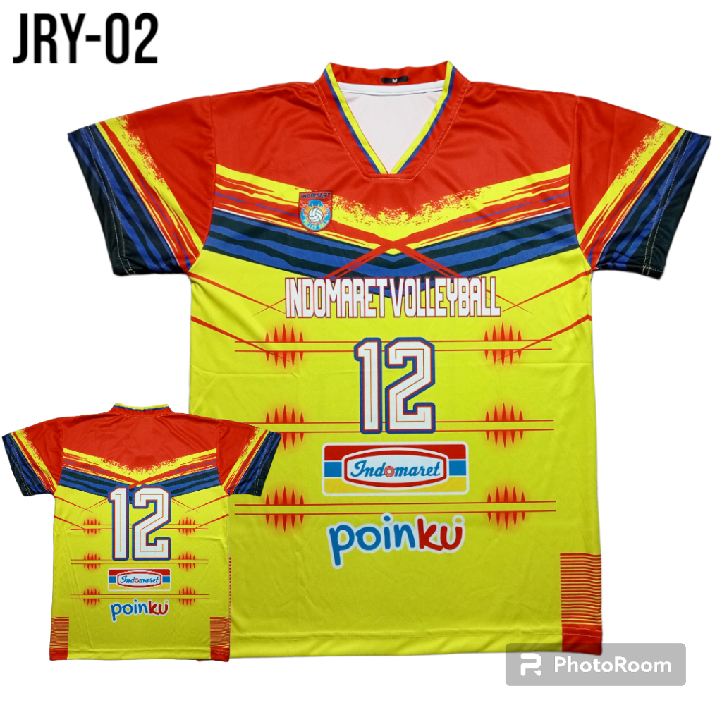JERSEY VOLY INDOMARET FULL PRINTING KAOS VOLLEY TERBARU 2023