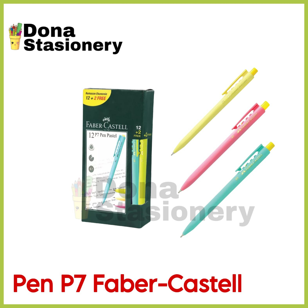 

[ 1 Pcs ] Pulpen Faber Castell | Pen Faber Castell | Pulpen Faber Castell K7 | Pulpen Faber Castell P7 | Pulpen Faber Castell Tripen