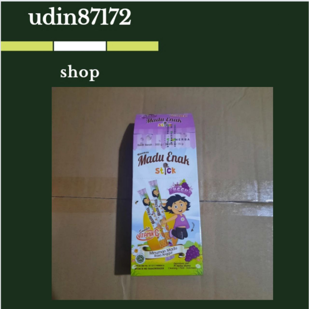 

madu enak stick madu anak herba stick rasa anggur eceran