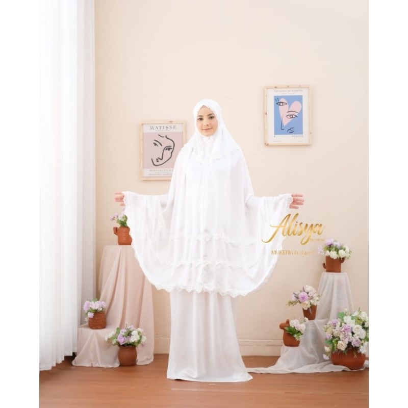 Alisya by Olive - Mukena Silk Premium Miko