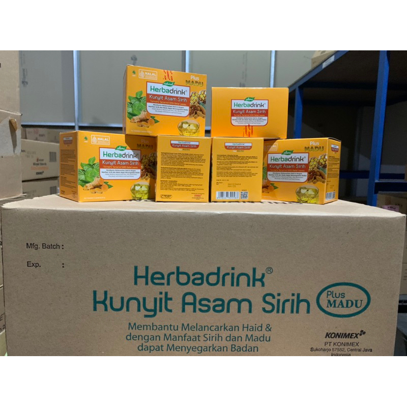 

Herbadrink Kunyit Asam Sirih Madu isi 5 sachet Minuman Herbal