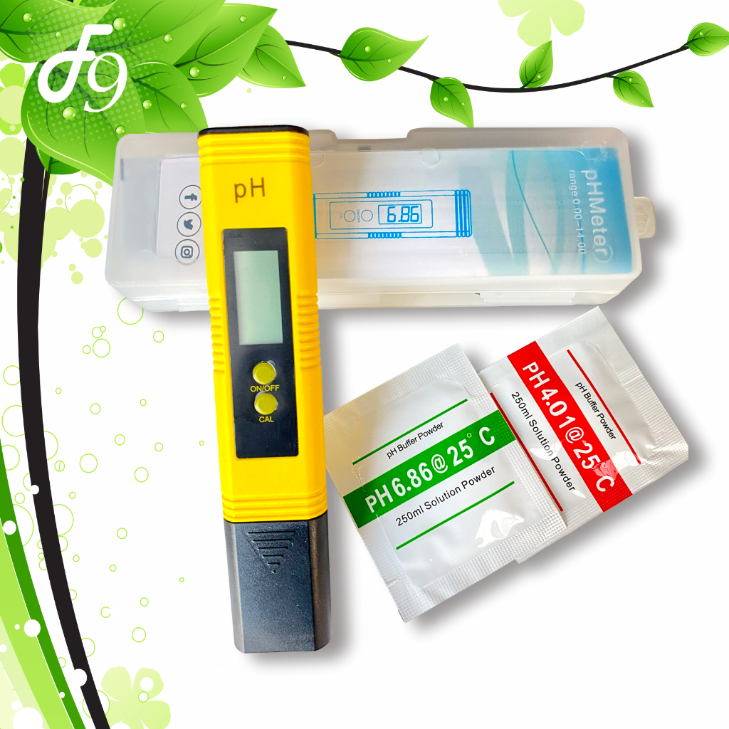 pH Meter Digital - Pengukur Keasaman Larutan Nutrisi Hidroponik - Aquarium - Aquascape - Kolam - Air