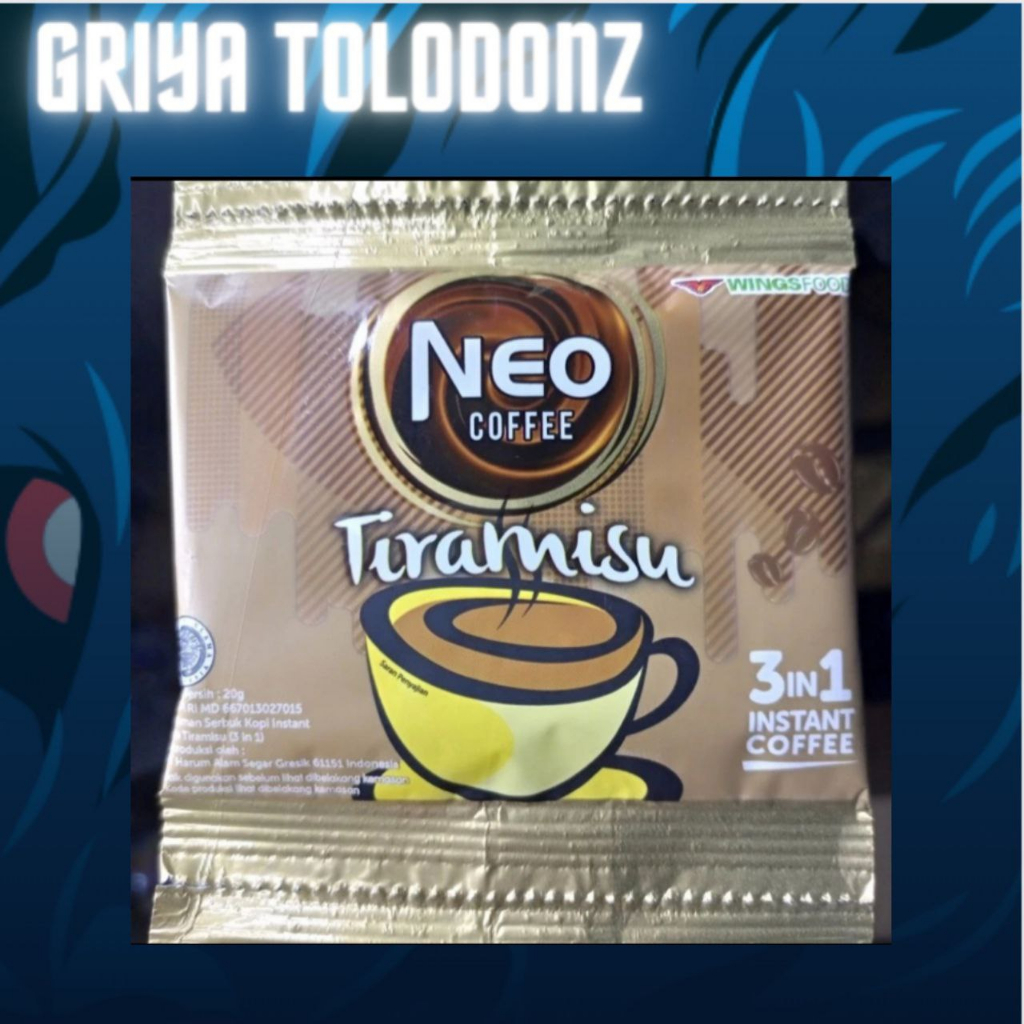 

neo coffee tiramisu kopi 3in1 instan coffee 20gr