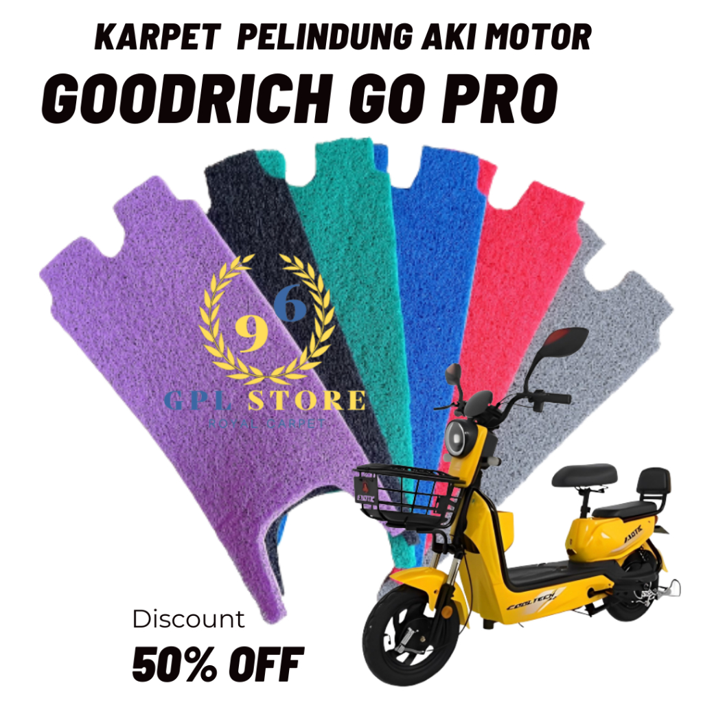 Motor Listrik PijakanKarpet mie Bihun Sepeda listrik Goodrich Go Pro