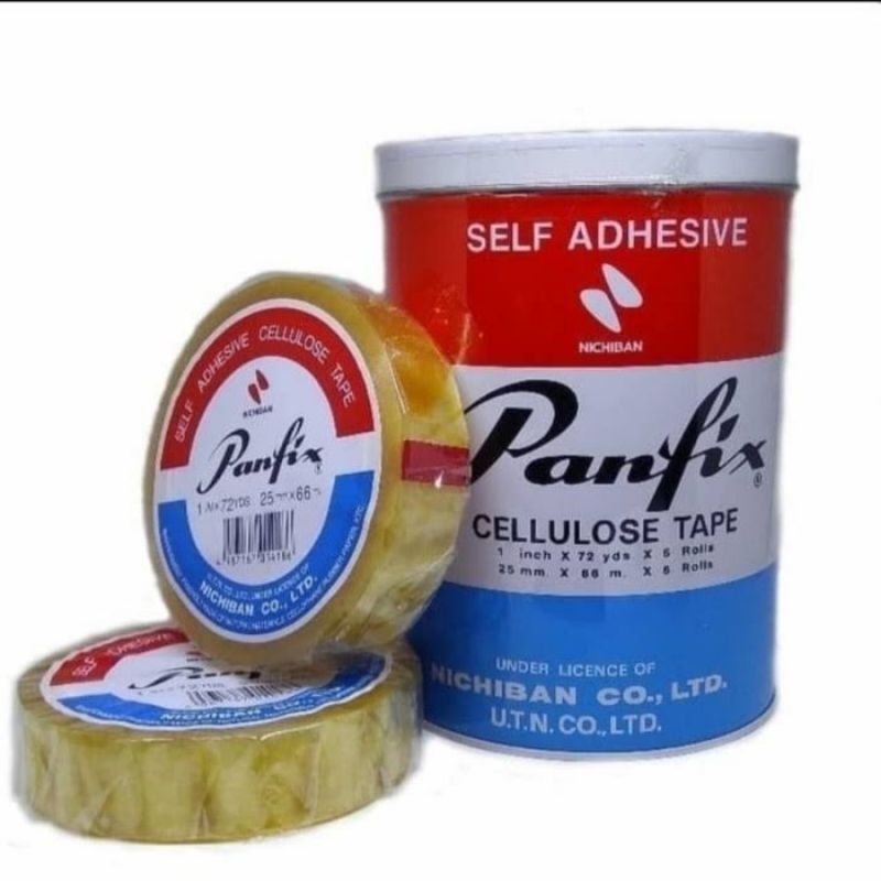 

Isolasi Solatip Cellulose Tape Panfix 1 x 72 yard