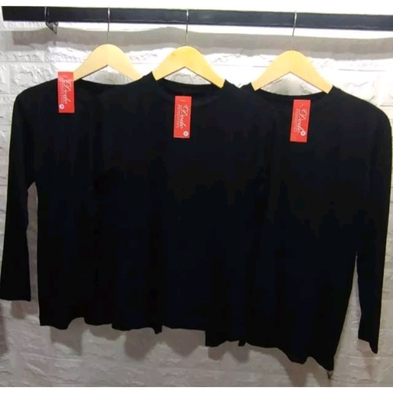 Manset wanita lengan panjang warna hitam putih spandex tebal merk Dodo asli