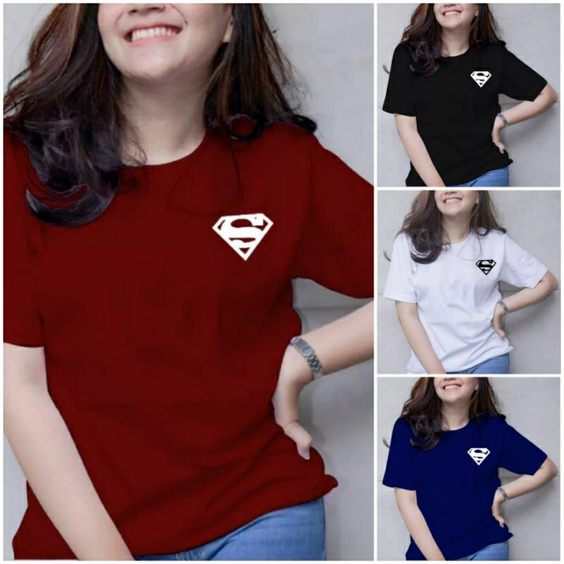 KAOS KAOS CUTE LOGO WANITA LENGAN PENDEK