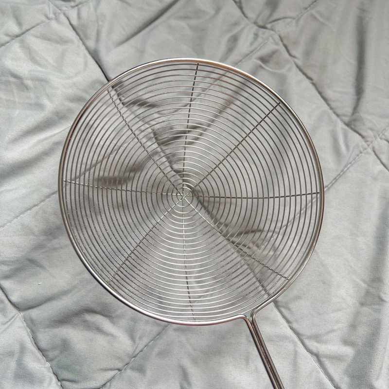 Frying Oil Strainer Peniris Tirisan Saringan Minyak Gorengan Masakan Serokan Stainless Steel Mie Put