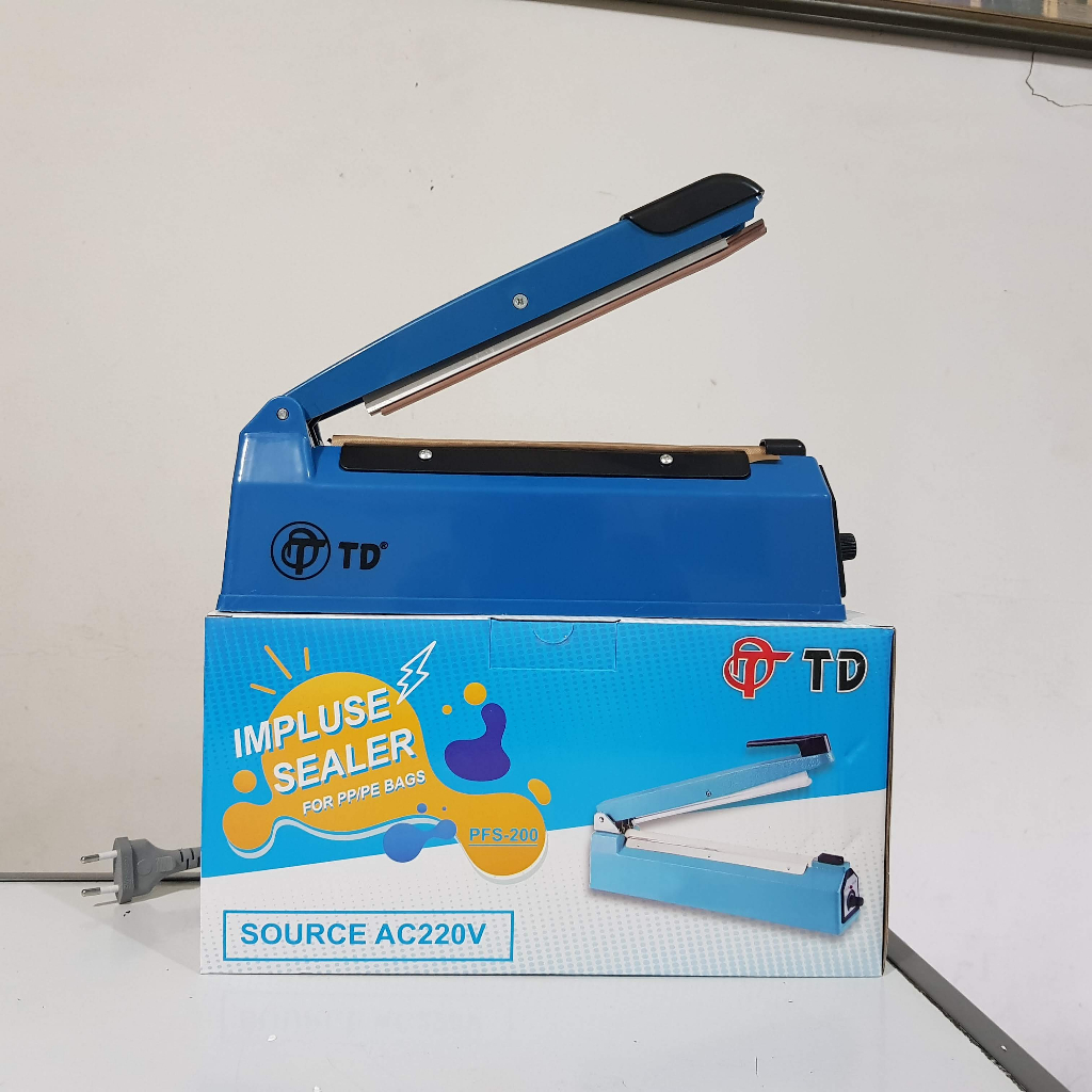 PRESS PLASTIK 20CM TWINDOG TD 200 IMPULSE SEALER / ALAT PEREKAT PLASTIK