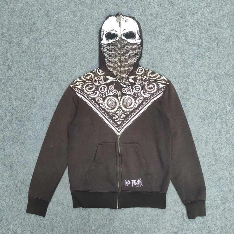 No Fear Zipper Hoodie Sweatshirt Second