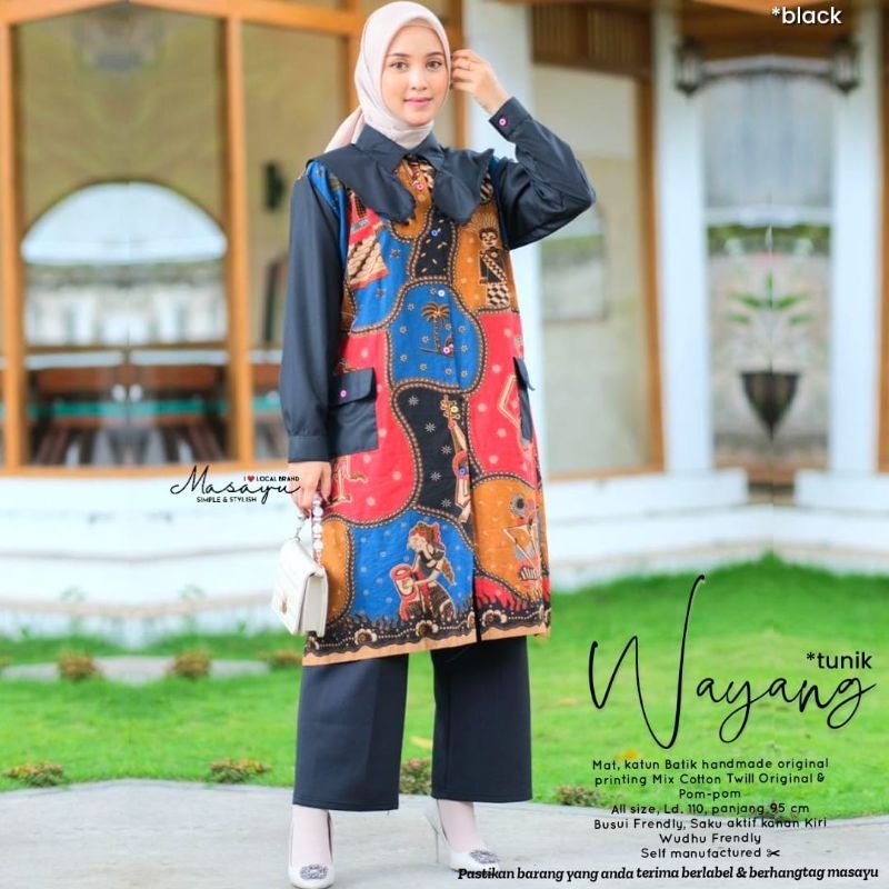 Wayang tunik ori Masayu batik