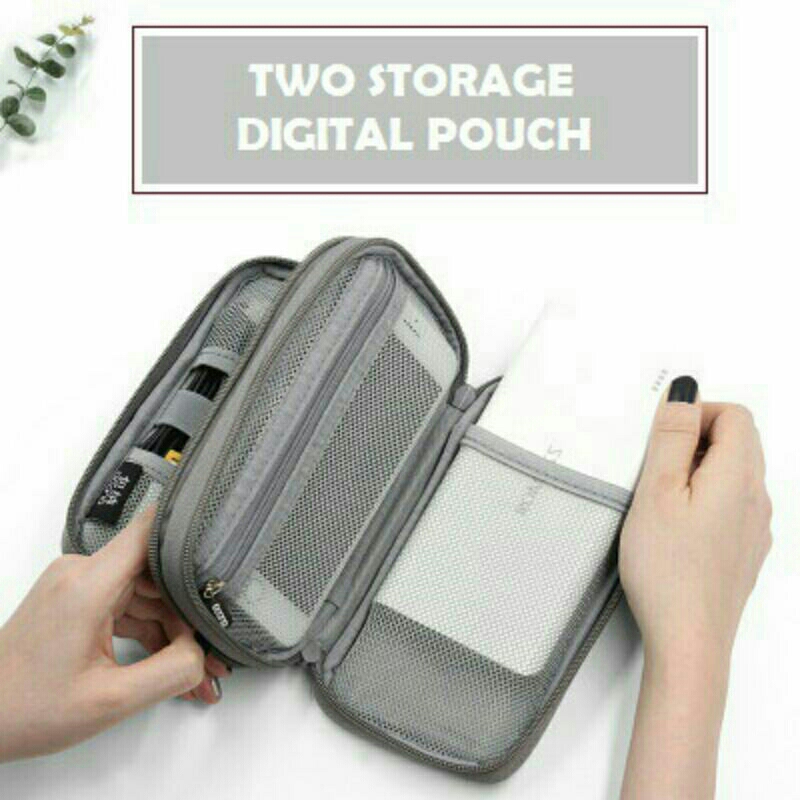 SLING POUCH BAONA Two Storage Digital Pouch / Tas digital 2 kantong / Tas Gadget Travel