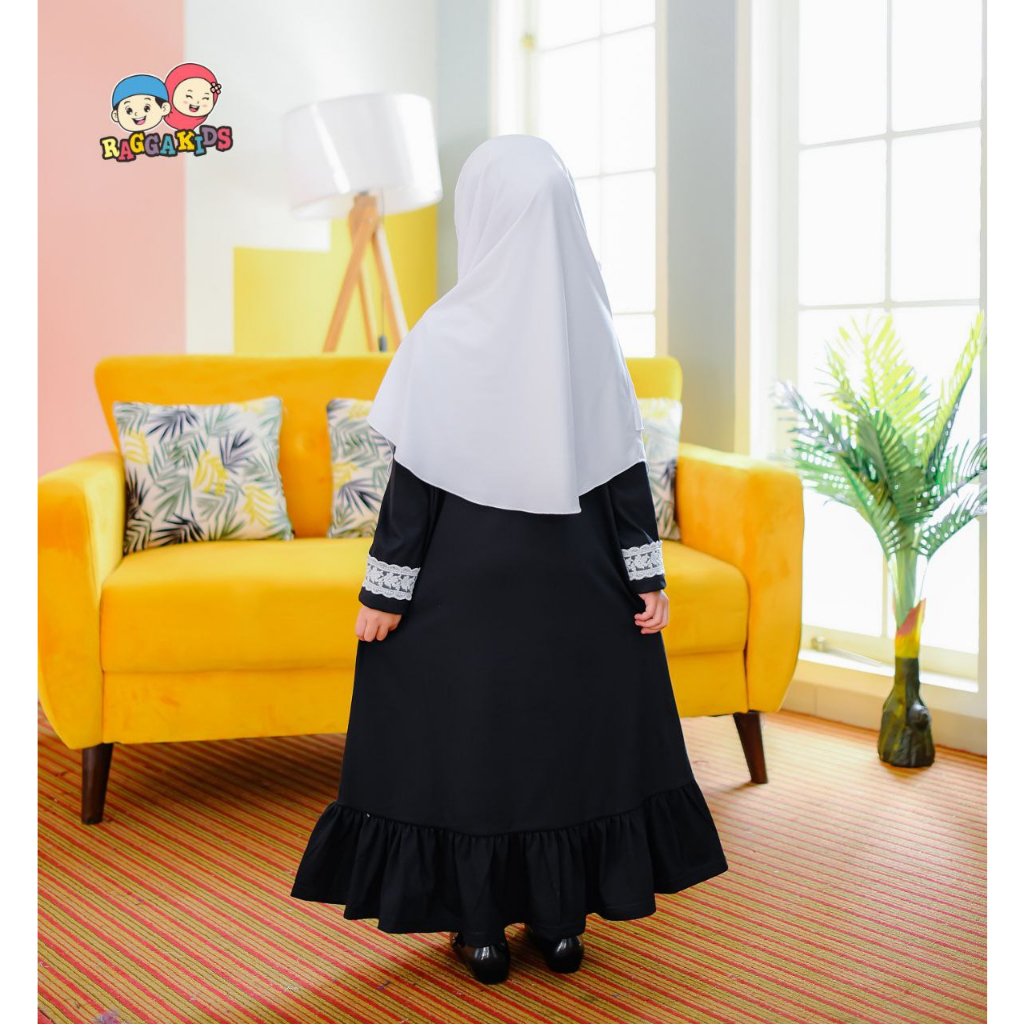 Raggakids Gamis Anak Hitam RG63