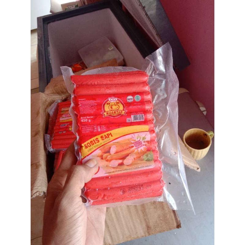 

sosis sapi sosis mantap isi 25pcs 450gr