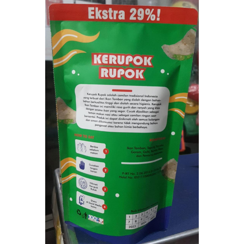 Cemilan Sehat Kekinian KERUPOK RUPOK BEST SELLER IZIN PIRT HALAL