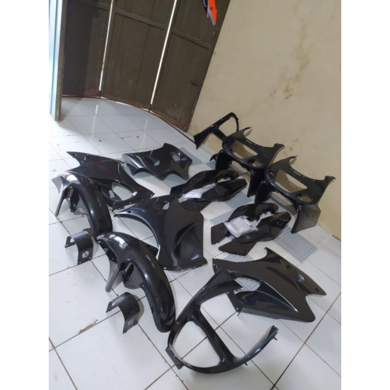 FULL COVER BODY SET NINJA RR OLD BLANK TANPA TANK