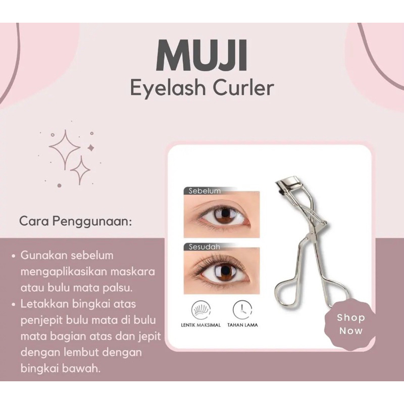 READY STOCK|| Muji Eyelash Curler 100% ORIGINAL / penjepit bulumata