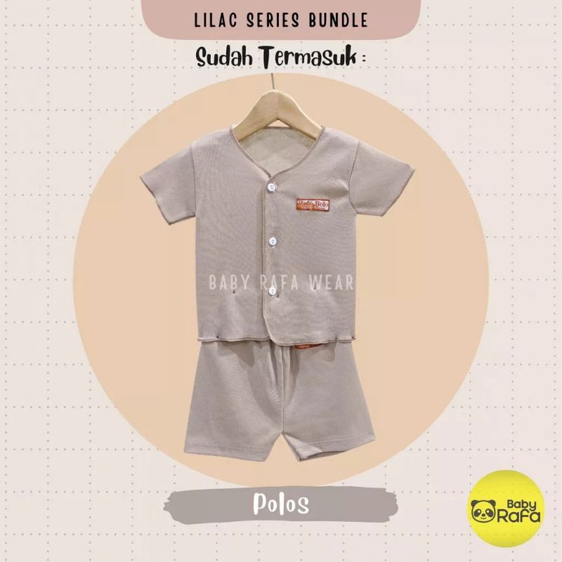 [rumahbayipdg] Stelan baju bayi 0-6 Month SNI || set baju bayi lengan pendek