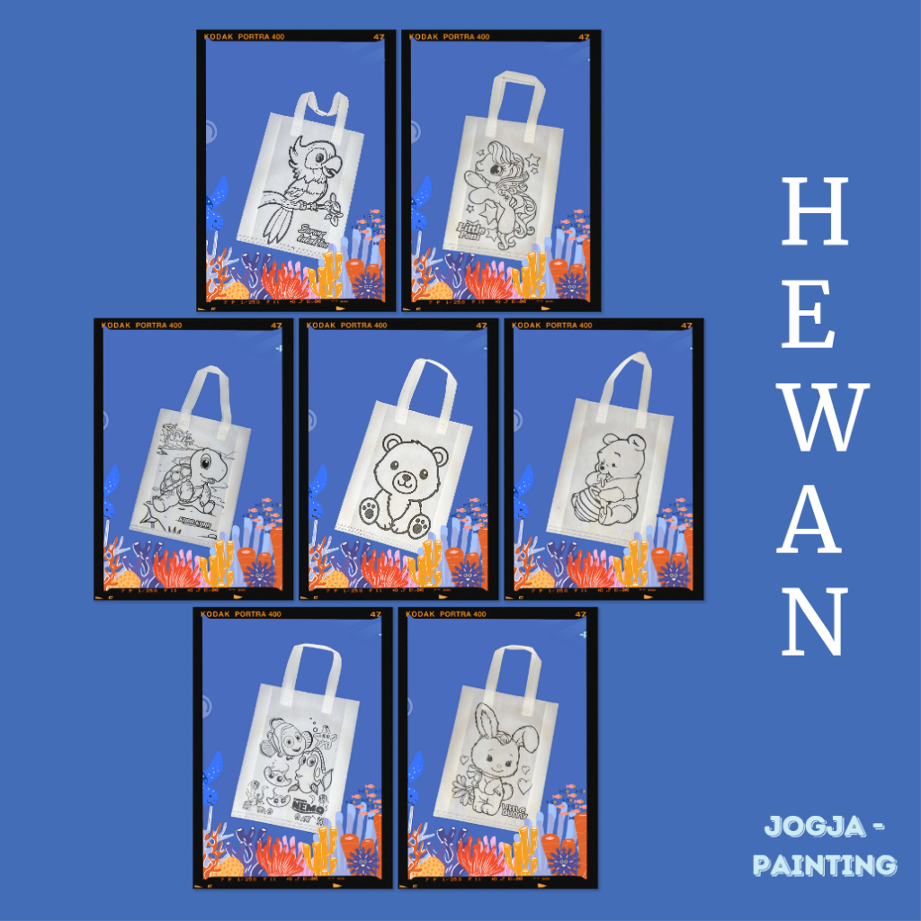 

[PAKET LUKIS TAS] - Tas Lukis / Mewarnai Tas Kain/ Paket Mewarnai Tas /Paket Mewarnai/ DIY Tas Lukis/ Tas Jogja / Tempat Lukis Murah Jogja