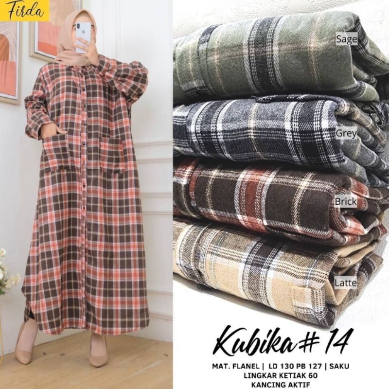 kubika#12 #13 #14 jumbo flanel Ld 130