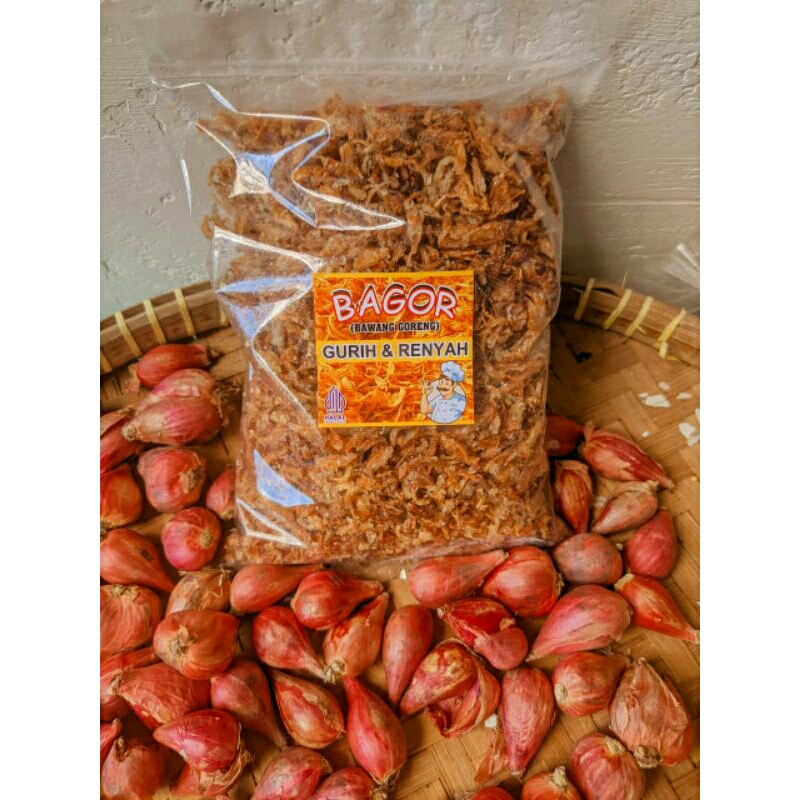 

BAGOR (BAWANG GORENG) GURIH & RENYAH KRIUKK 100GR