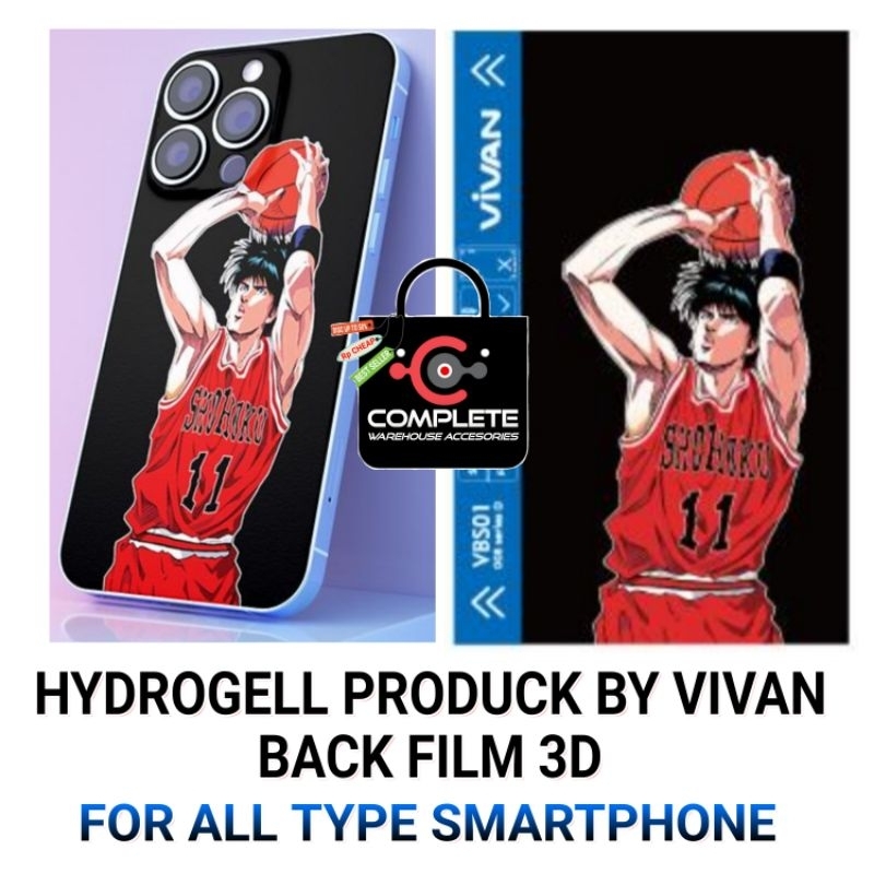 HYDROGEL BACK STICKER BY VIVAN VBS01 BISA PESAN CETAK SEMUA TYPE HP
