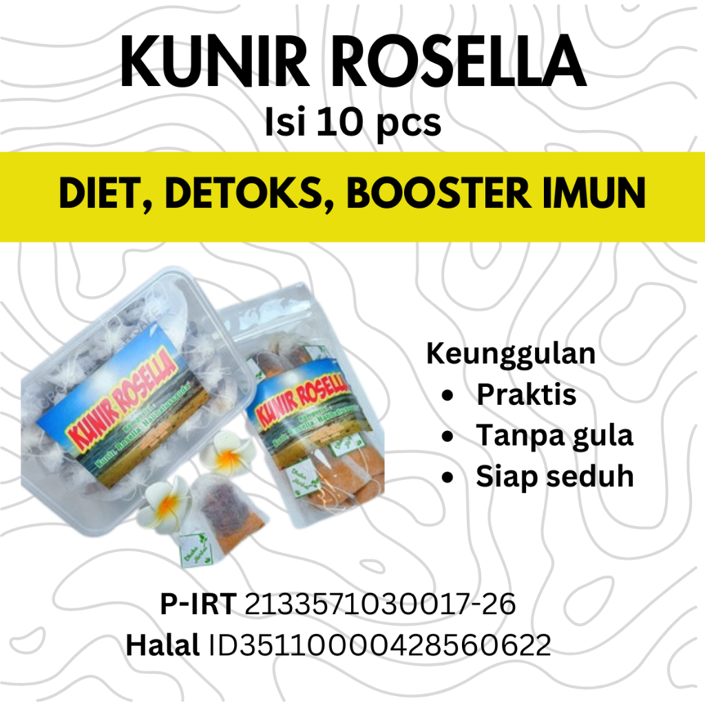 

Diet Sehat | Kunir Rosella | Teh Rempah | Detox | Booster Imun | Imunitas | Dhaha Herbal | Isi 10