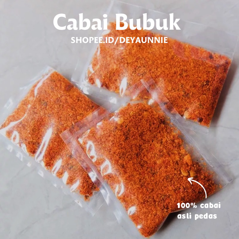 

Bumbu Bubuk Cabai Seblak Cuanki Baso Aci