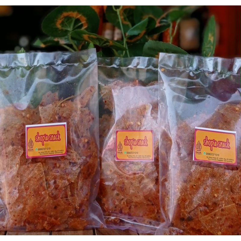 

kripik kaca pedas daun jeruk