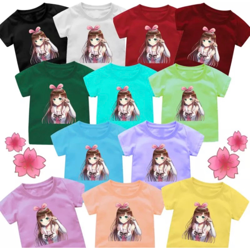 BAJU KAOS ANAK CEWEK 1-12 TAHUN BAJU KAOS DEWASA ANIME JEPANG CEWEK CANTIK SAKURA