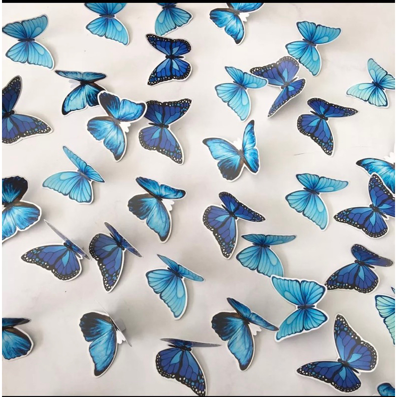 topper kupu kupu untuk bento cake