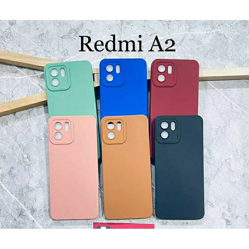 SOFTCASE SLICON MACARON REDMI A2/A1 2022