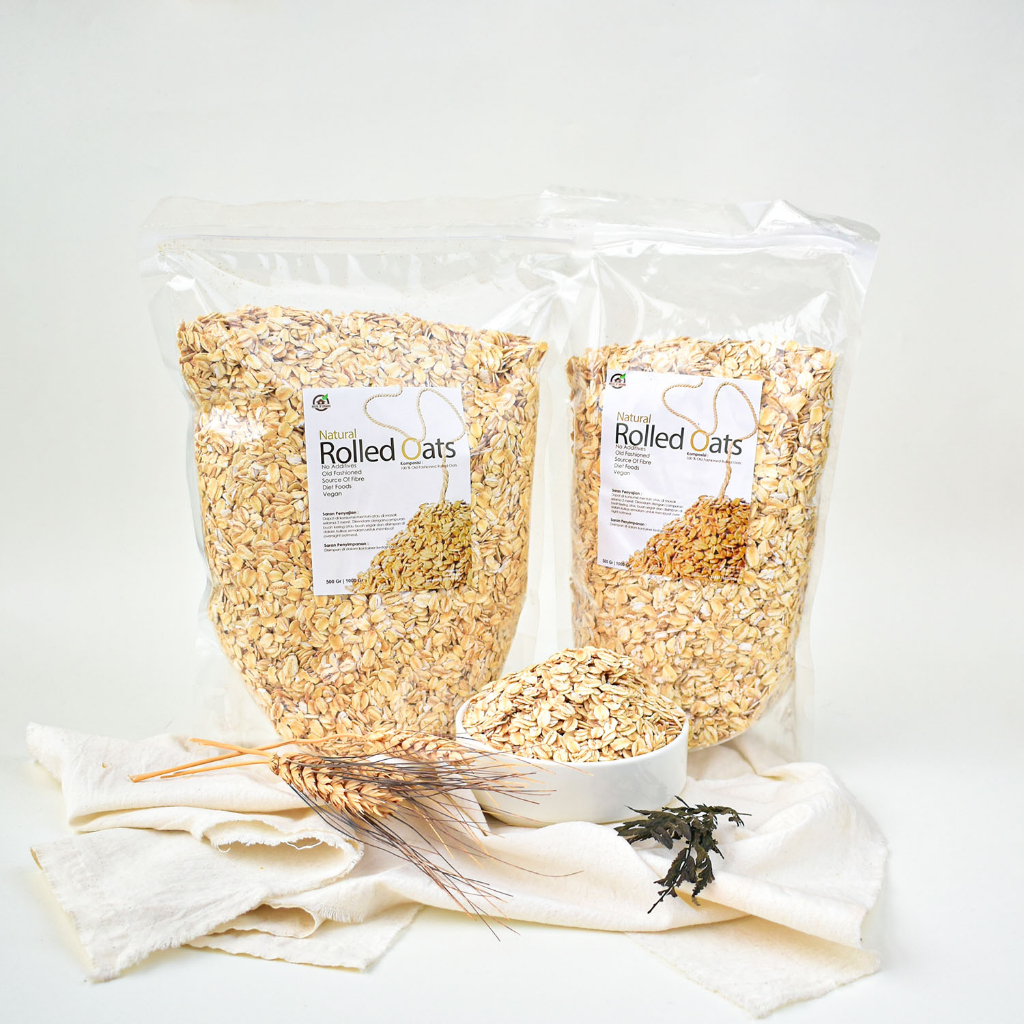 

Natural Rolled Oat 1kg