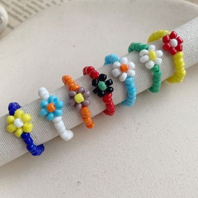 Beads Ring / Korean Ring KPOP / Ring Inspired Idol / Custom Ring
