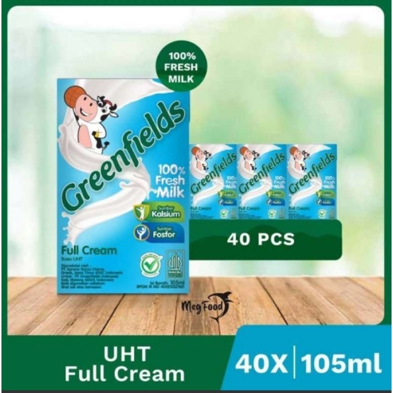 

Greenfields susu UHT 105ml x 40 Choco Malt/Strawberry/Full Cream