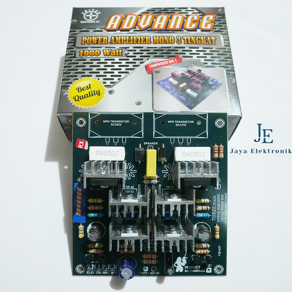 Kit Driver Power Amplifier Mono 3 Tingkat 1000 Watt Advance SNIPER