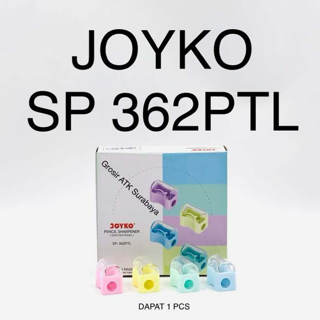 

Sharpener Rautan Serutan Orotan Joyko Warna PASTEL SP-362PTL SP 362PTL