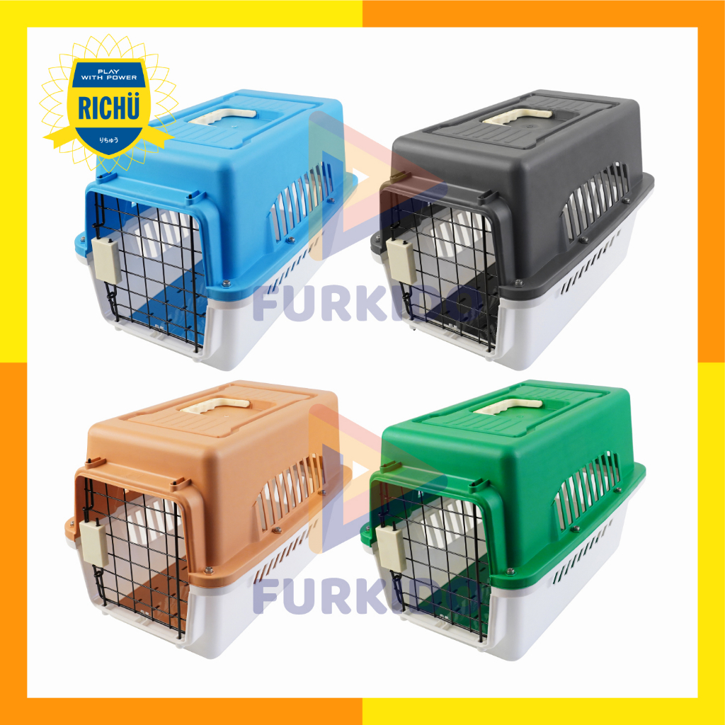 Richu Pet Cargo / Carrier / Kennel Box (52 x 32 x 34 cm)