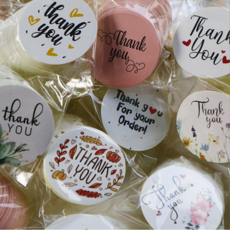 Stiker Thank You 3,5 cm