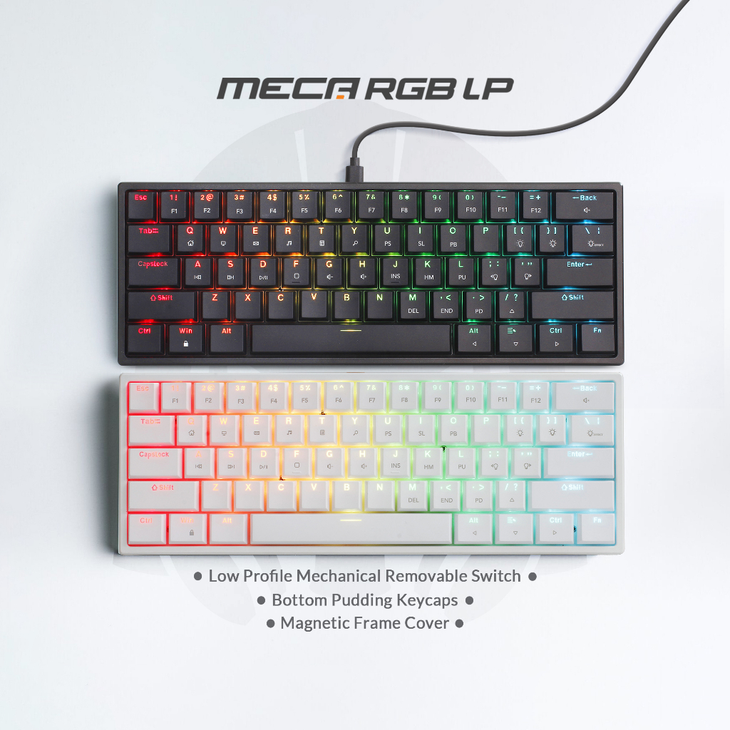 Digital Alliance Meca 6 RGB Low Profile 60% Mechanical Gaming Keyboard