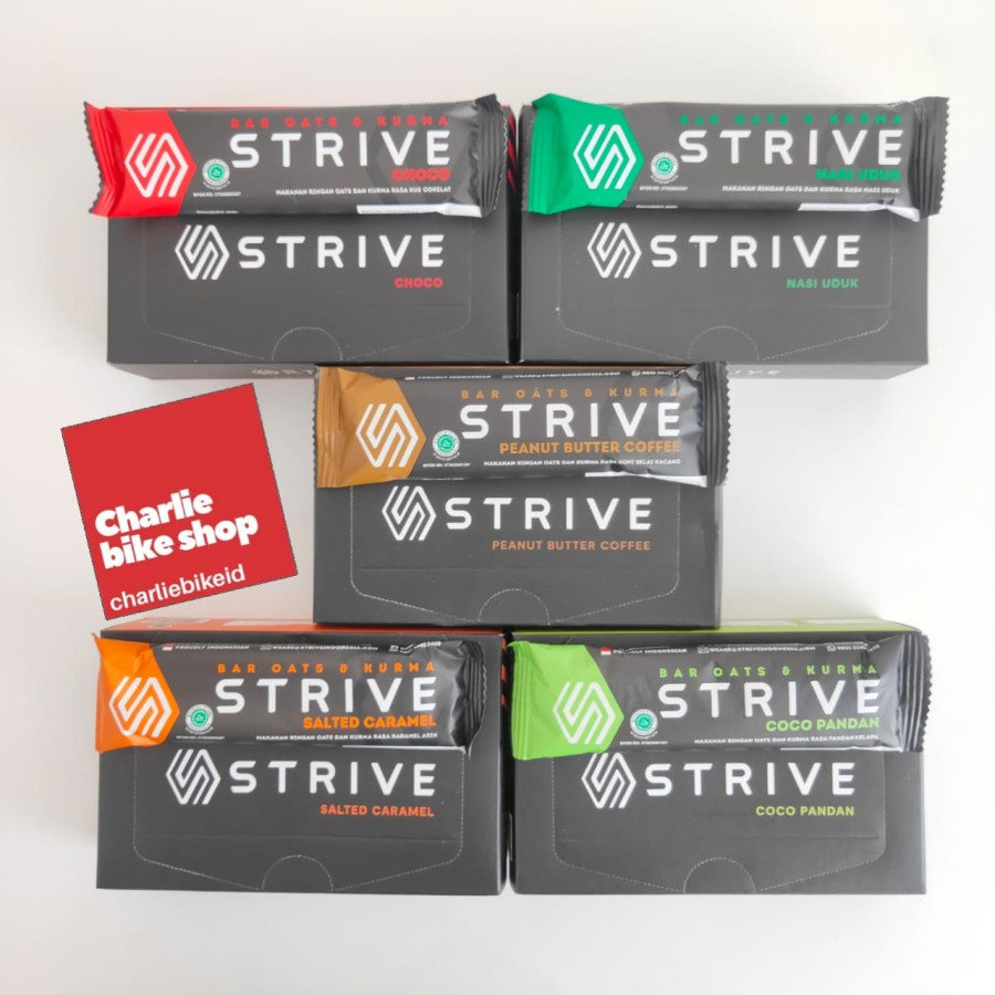 

Strive Energy Bar Oats dan Kurma Aneka Rasa 40 Gram