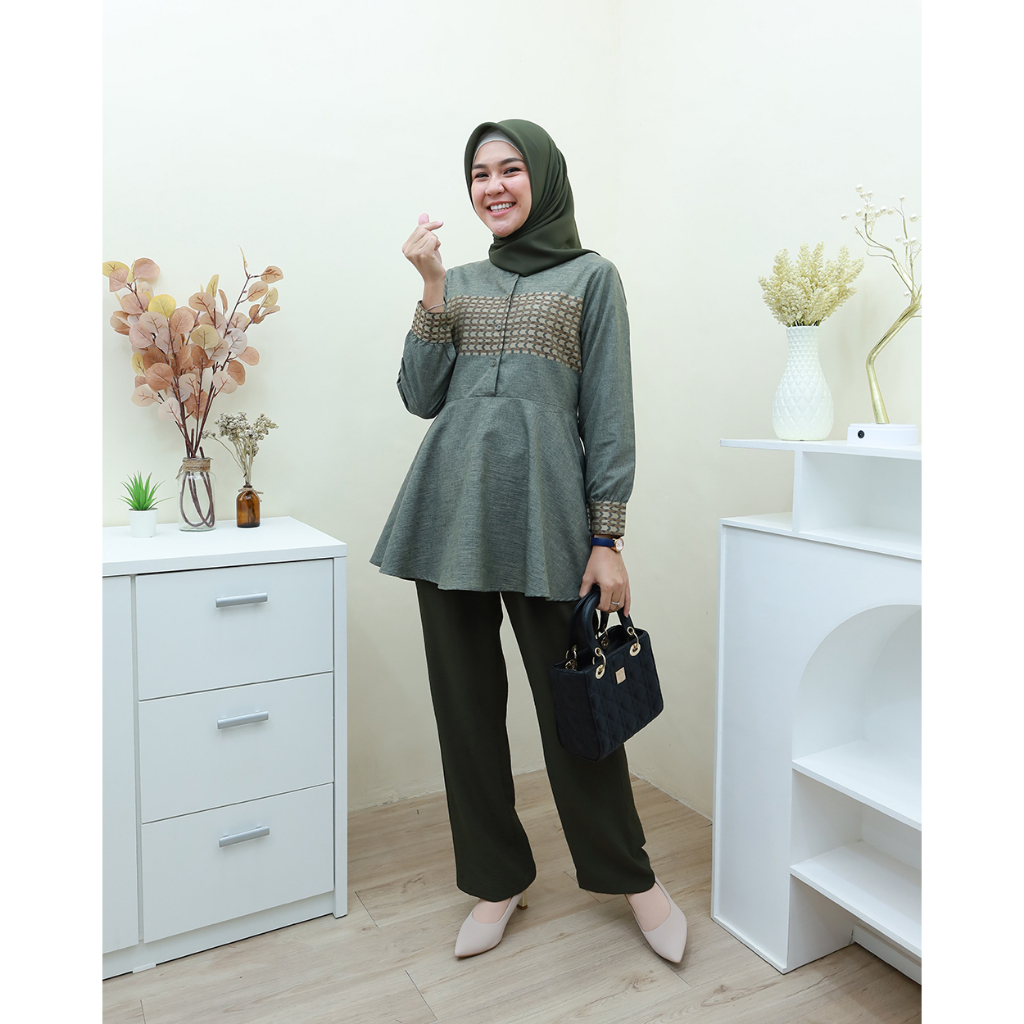 One Set PEVIKO -Setelan terbaru by Hijab Mamah icis