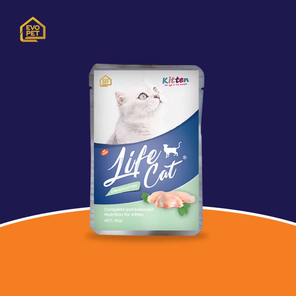 Makanan Kucing Basah Wet Food LIFE CAT Pouch